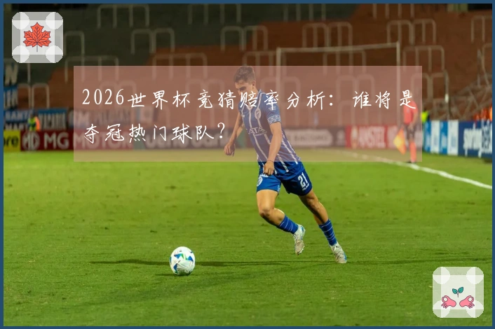 2026世界杯竞猜赔率分析：谁将是夺冠热门球队？