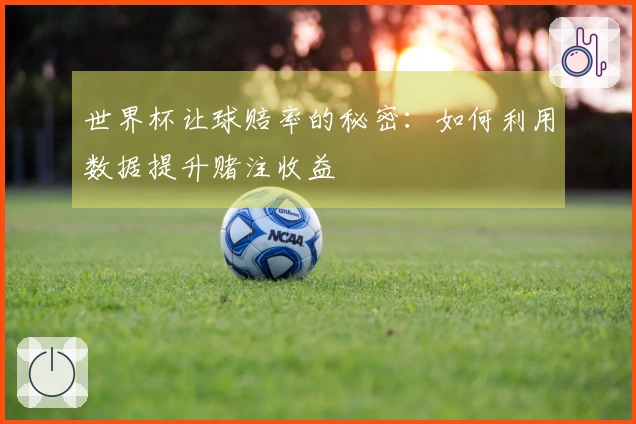 世界杯让球赔率的秘密：如何利用数据提升赌注收益